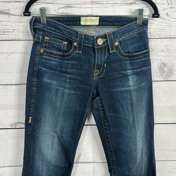 Big Star Jeans Womens 26 Blue Bootcut Remy Western Cowgirl Embroidered Stretch - Picture 2 of 12